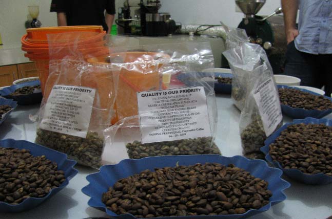 Permata Gayo has worked dilligently to improve their quality control systems over the years; the final test is at the cupping table.