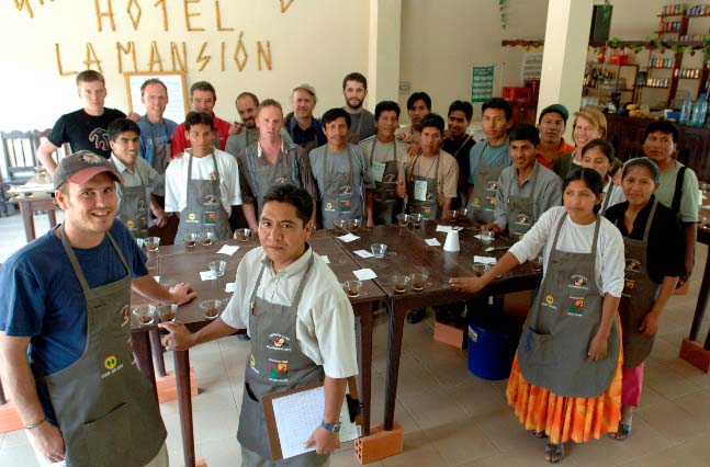 Member roasters support the Bolivian network of producer organizations with a first-ever Fair Trade Cup of Excellence back in 2006; a great learning experience all around!